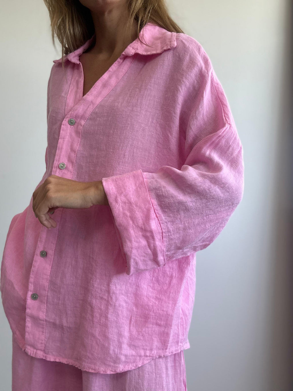 CAMISA GUIPUZCUA ROSA FLUOR
