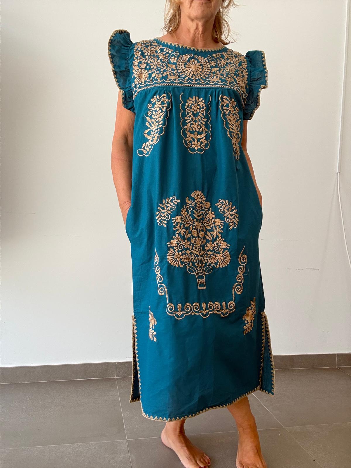 VESTIDO MEZQUITA AZUL
