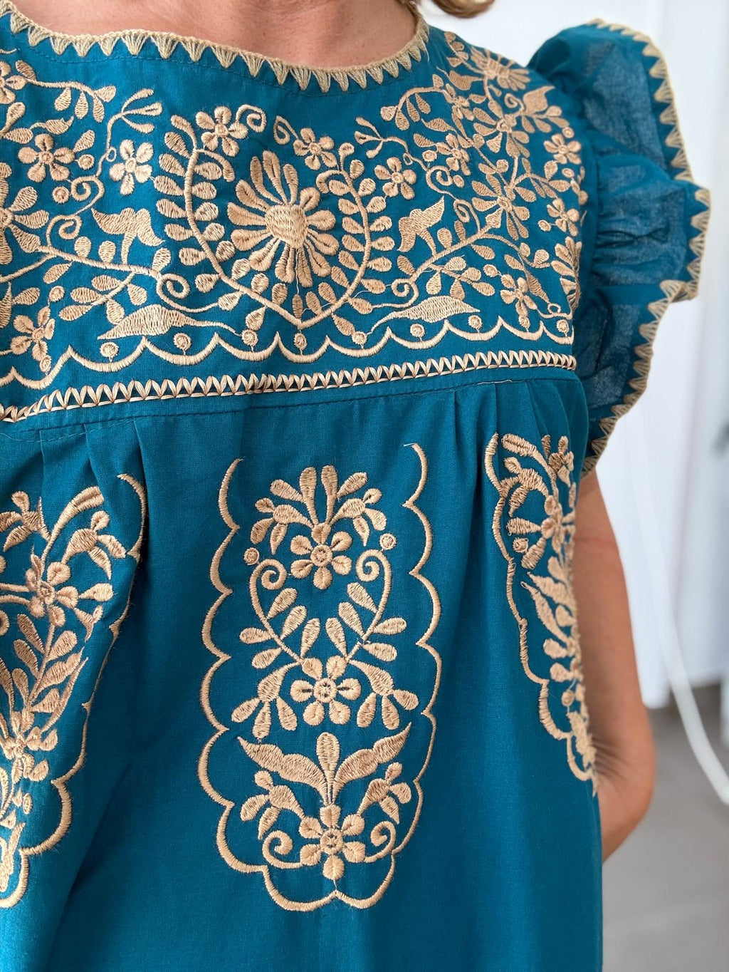 VESTIDO MEZQUITA AZUL