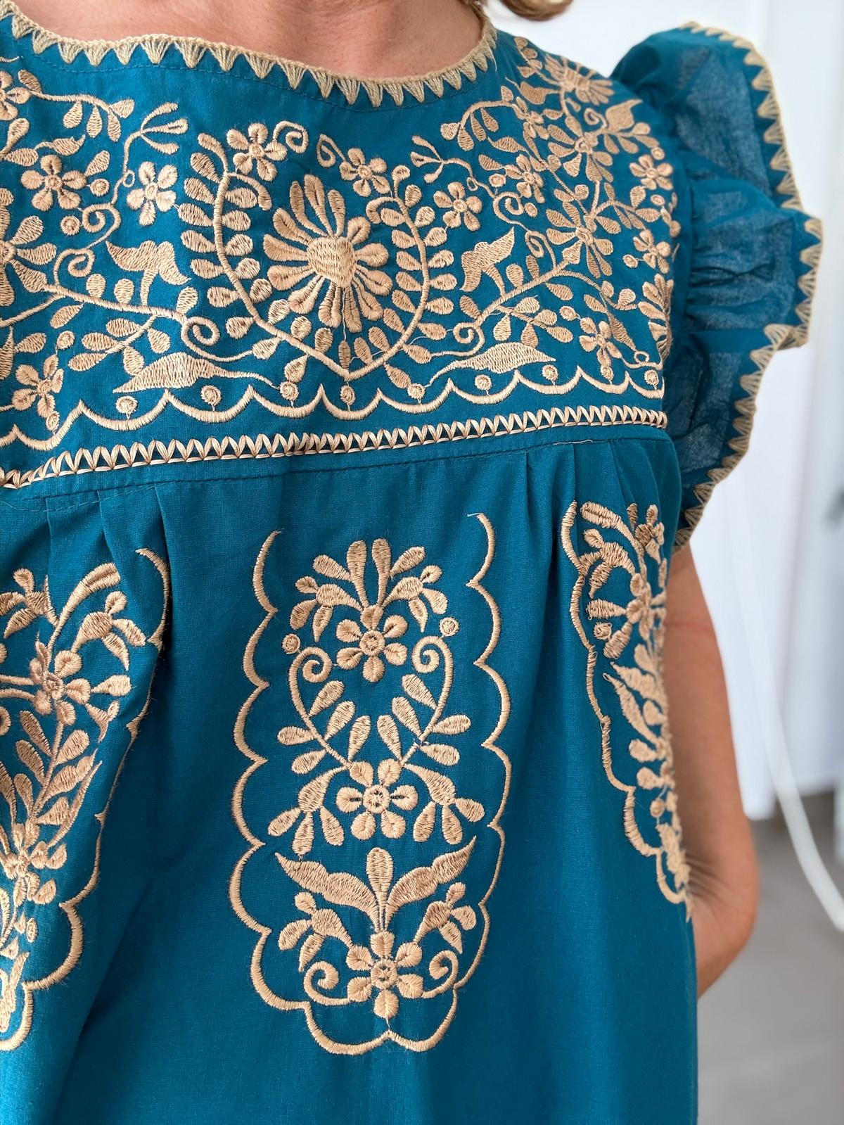 VESTIDO MEZQUITA AZUL