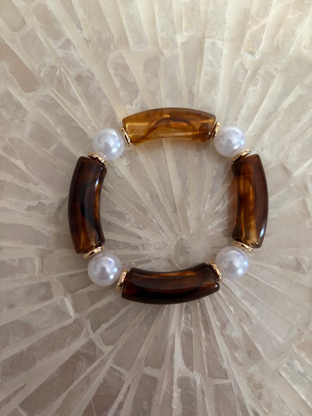 PULSERAS CAREY PERLA