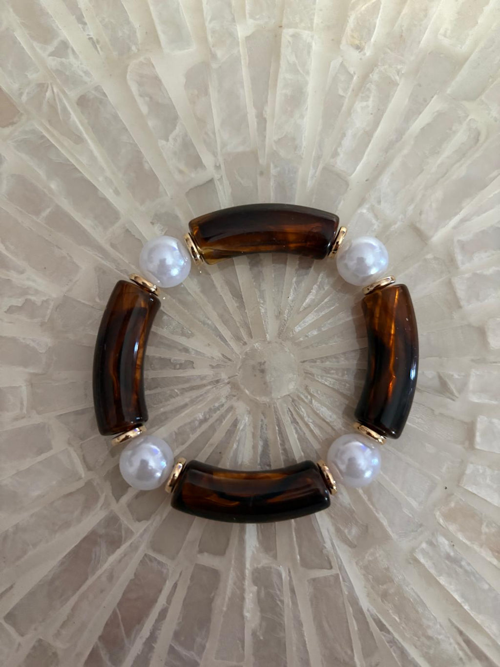 PULSERAS CAREY PERLA
