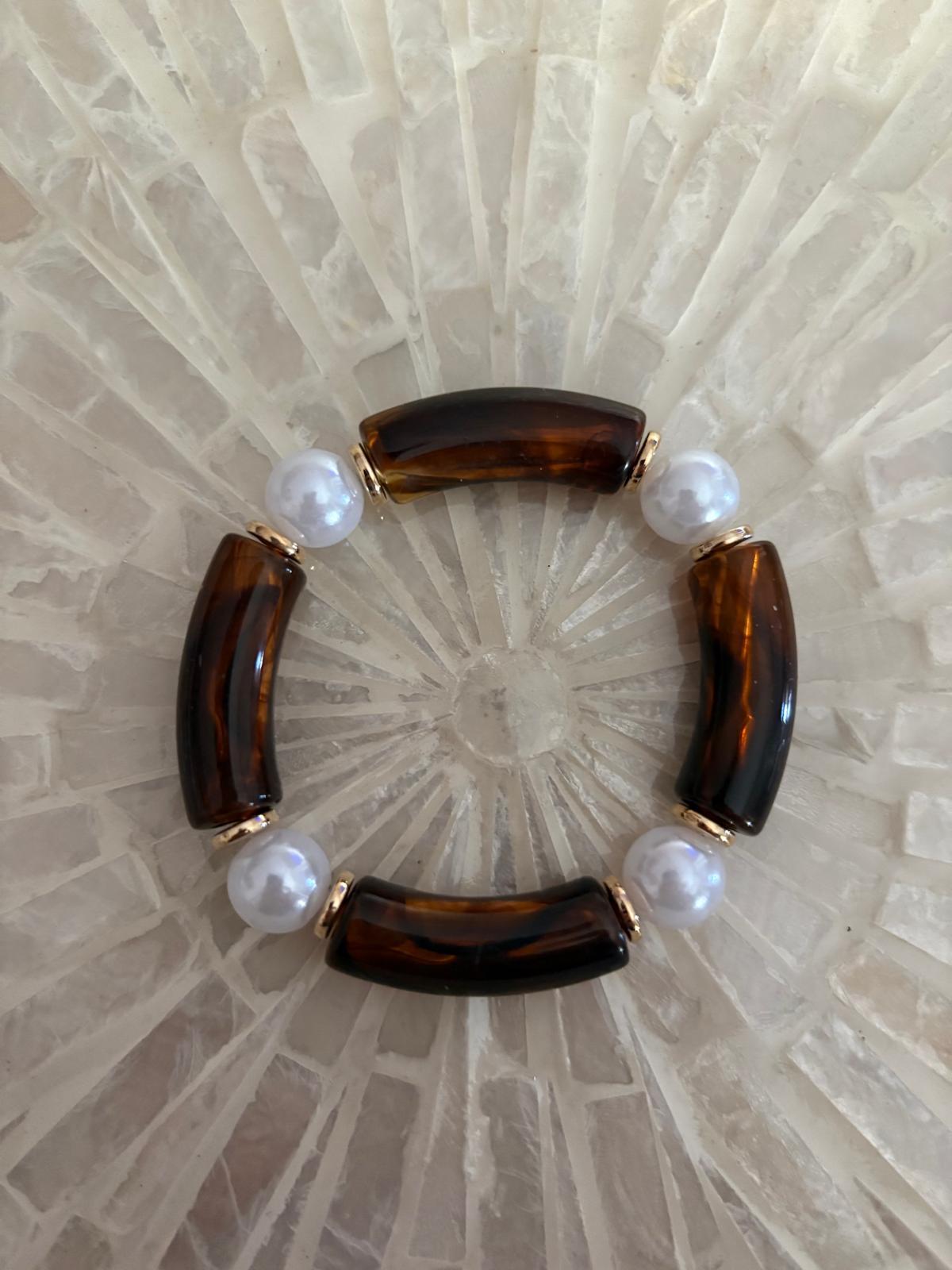 PULSERAS CAREY PERLA