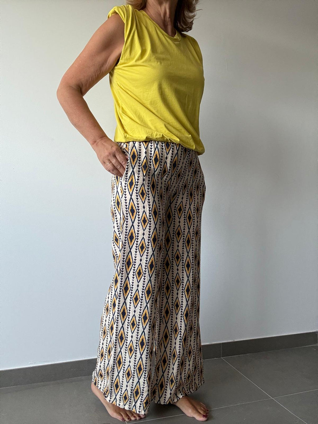 PANTALON GIRASOL AMARILLO