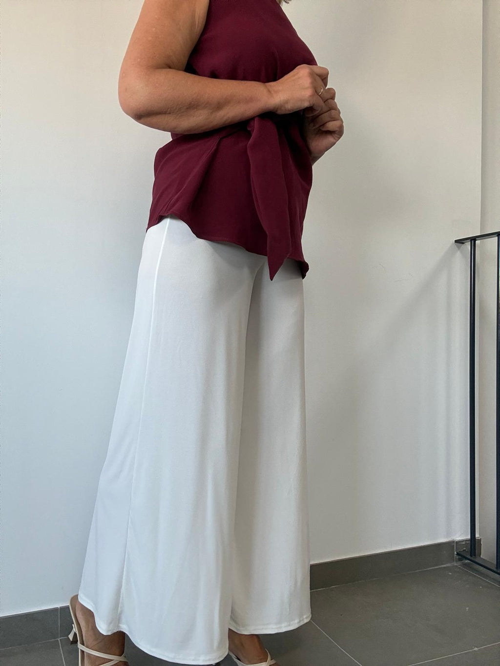 PANTALON MIERES BLANCO