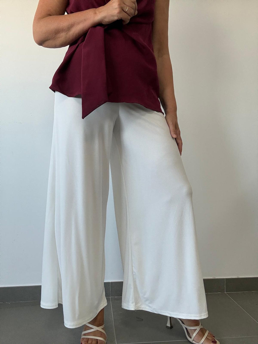 PANTALON MIERES BLANCO