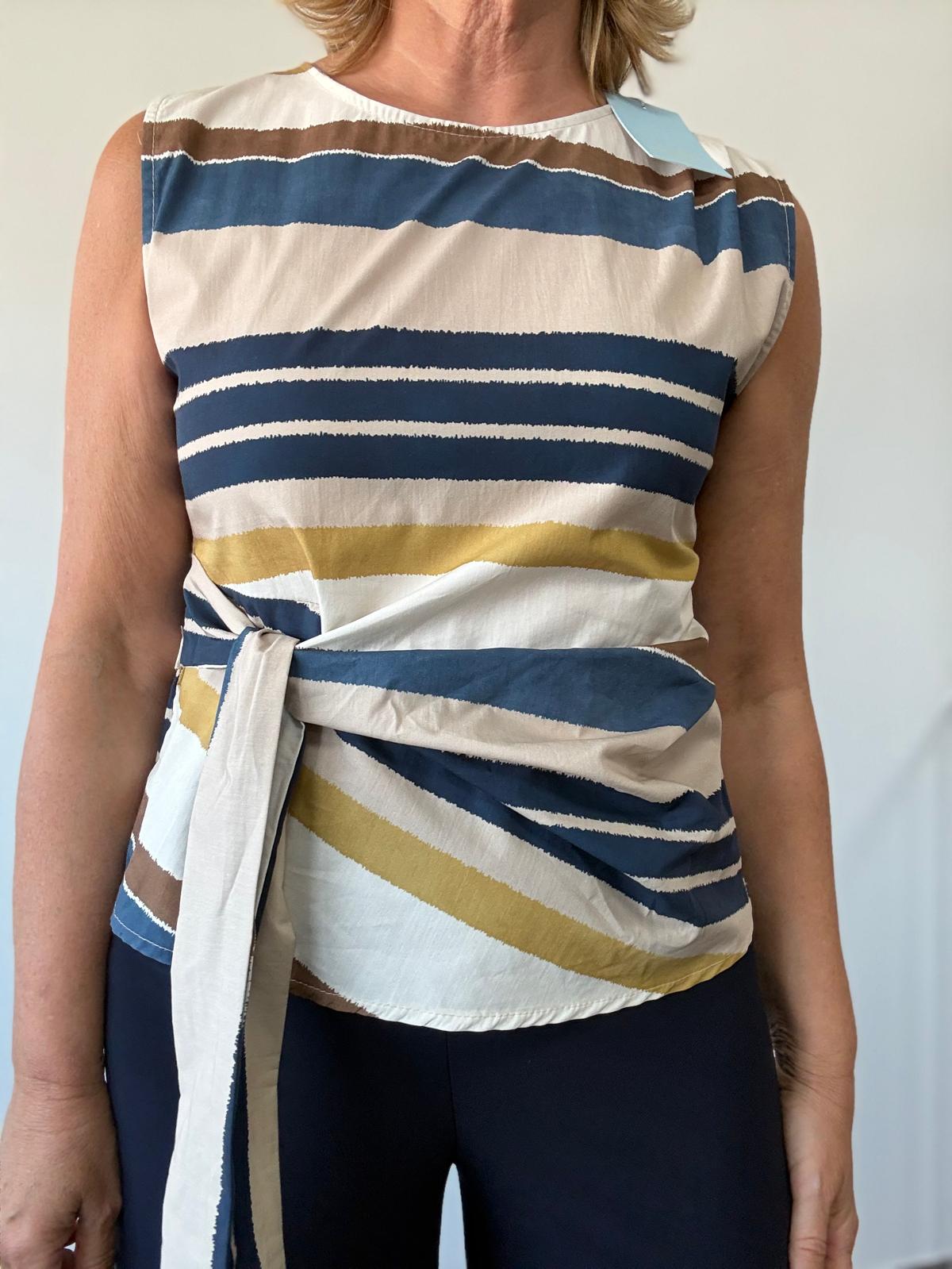 BLUSA RESTINA AZUL