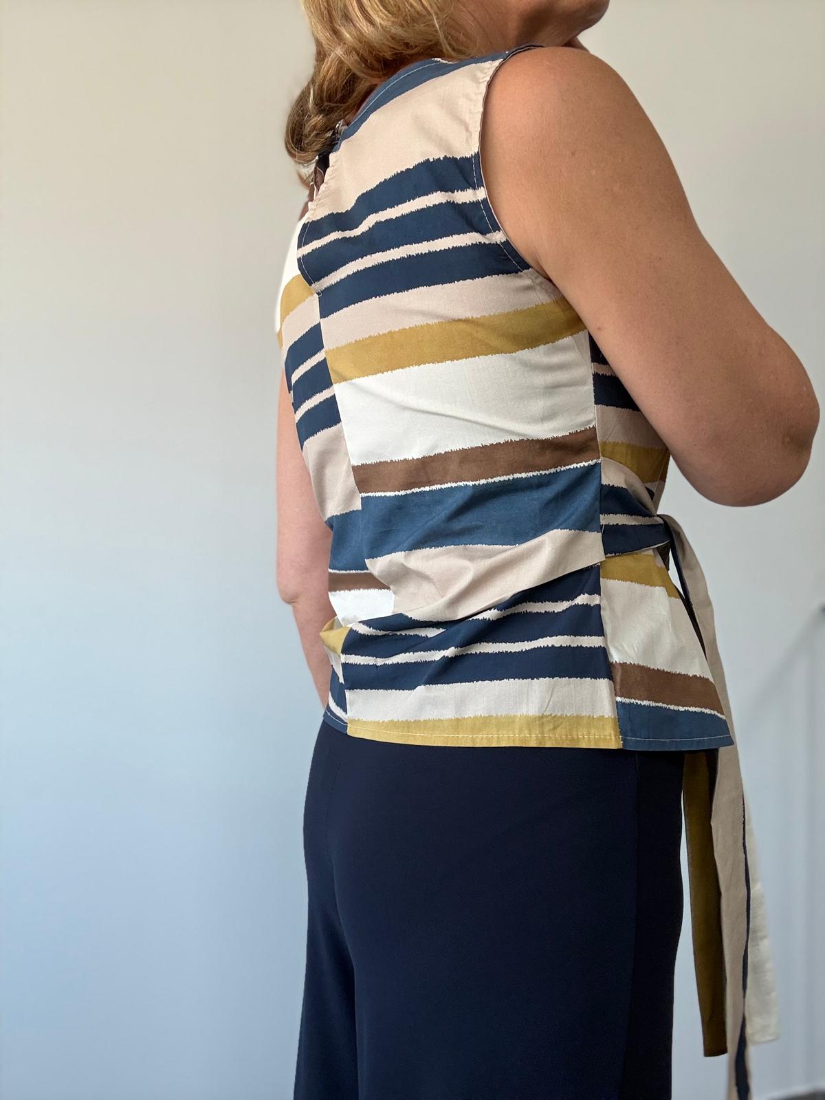 BLUSA RESTINA AZUL