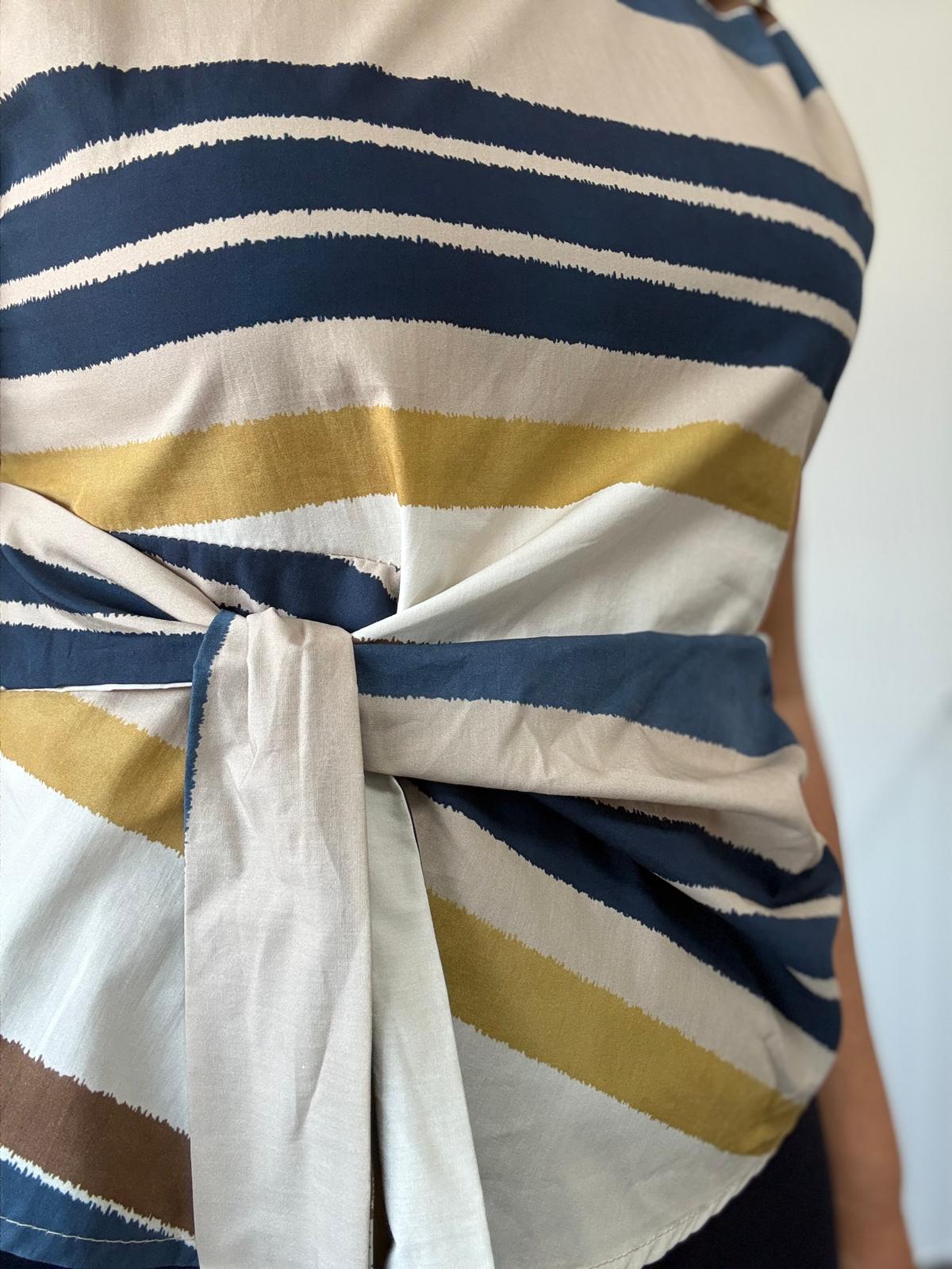 BLUSA RESTINA AZUL