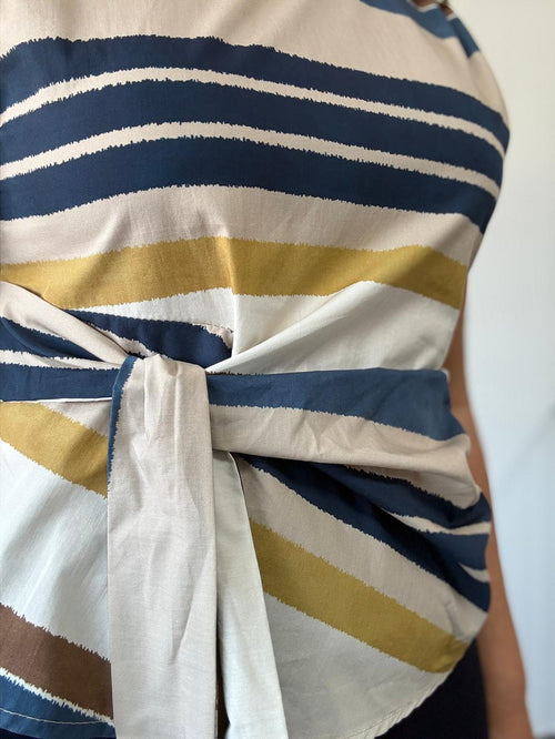 BLUSA RESTINA AZUL
