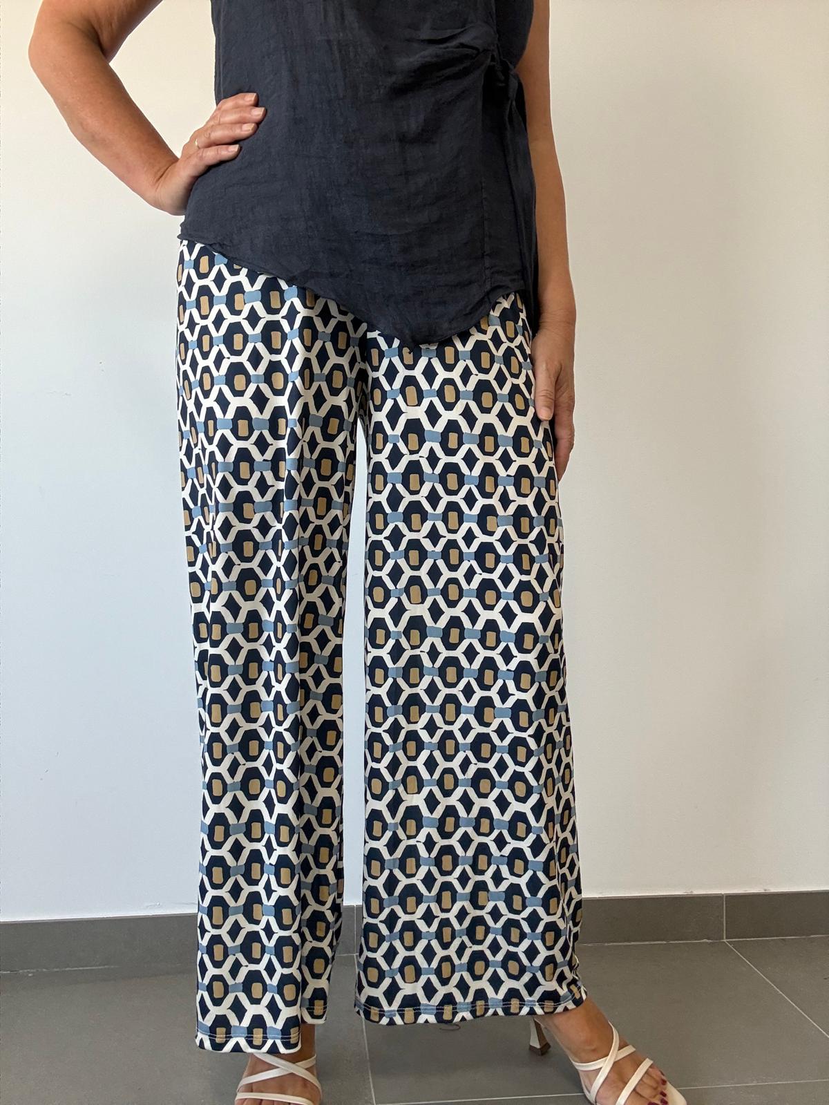 PANTALON ENCADENADO AZUL