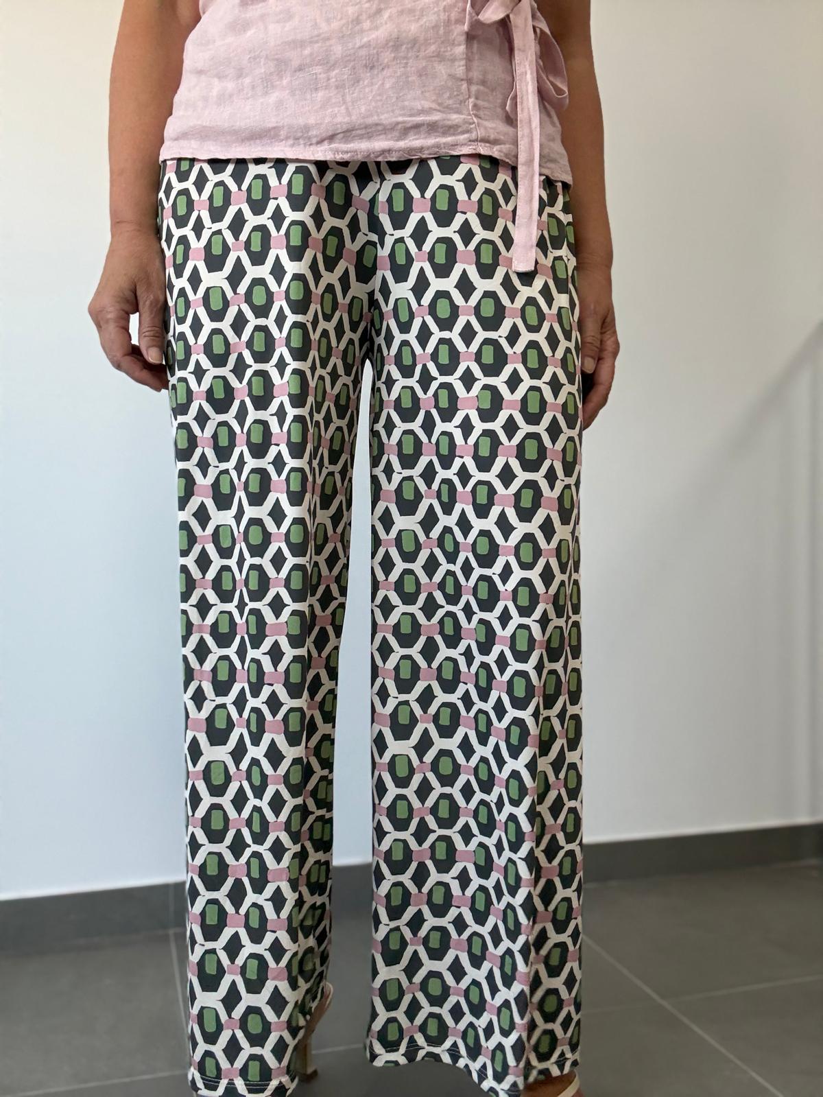 PANTALON ENCADENADO ROSA
