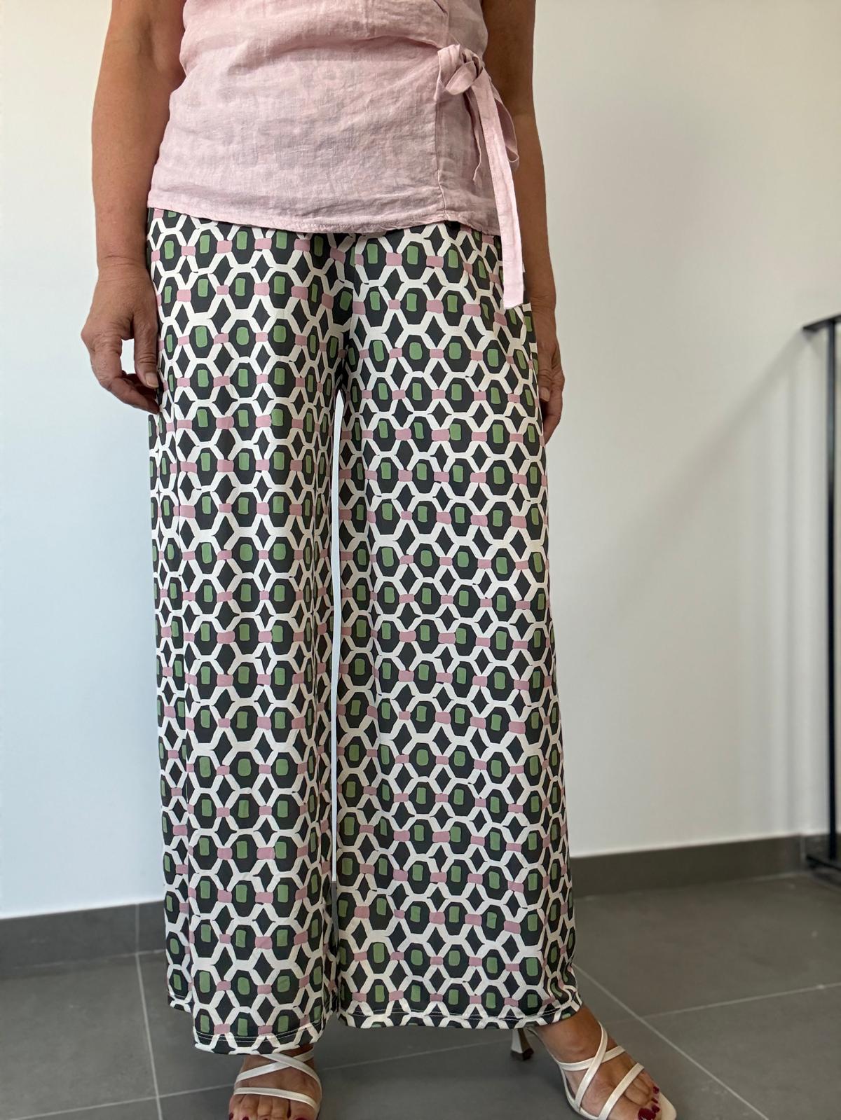 PANTALON ENCADENADO ROSA