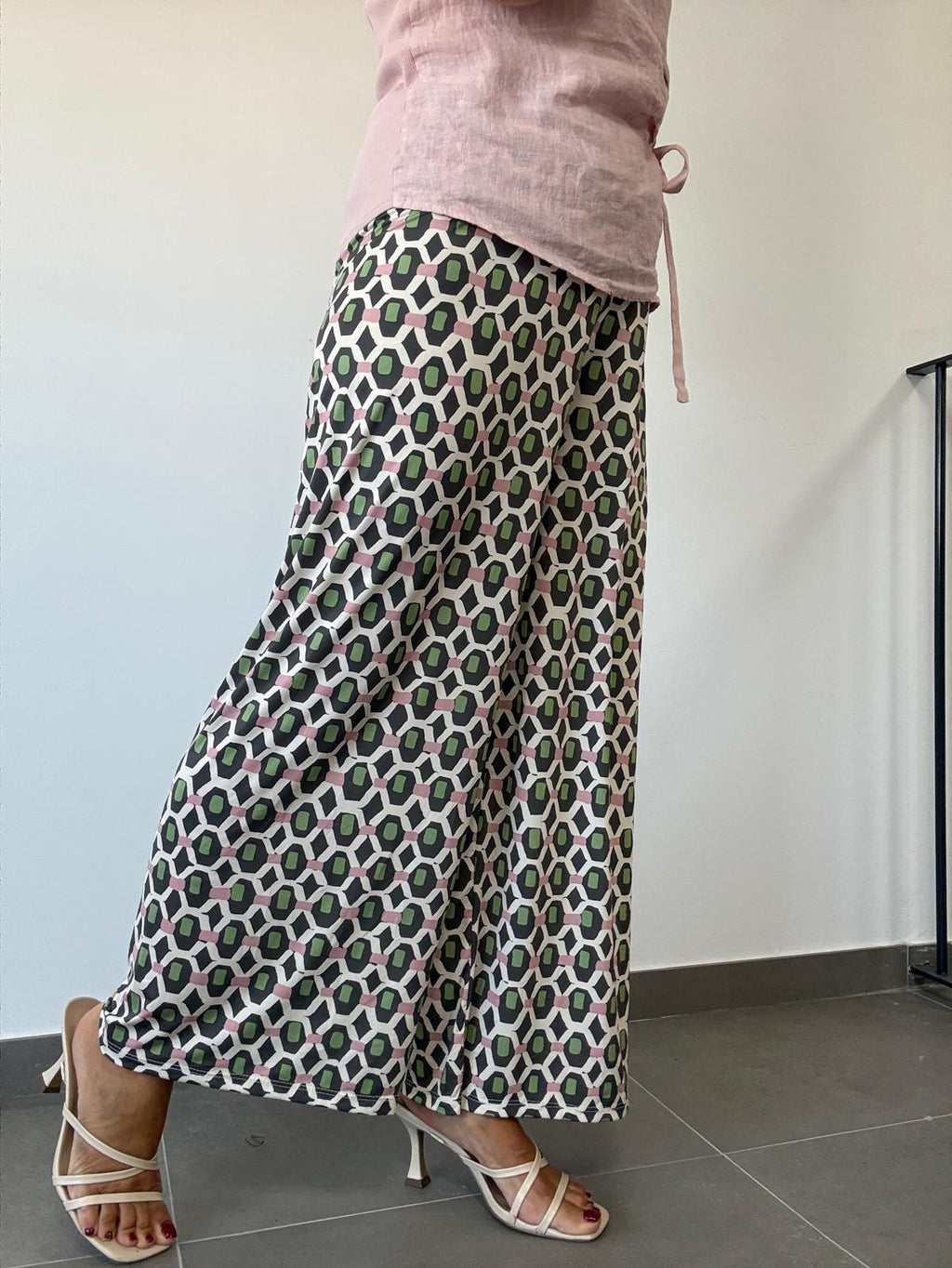 PANTALON ENCADENADO ROSA