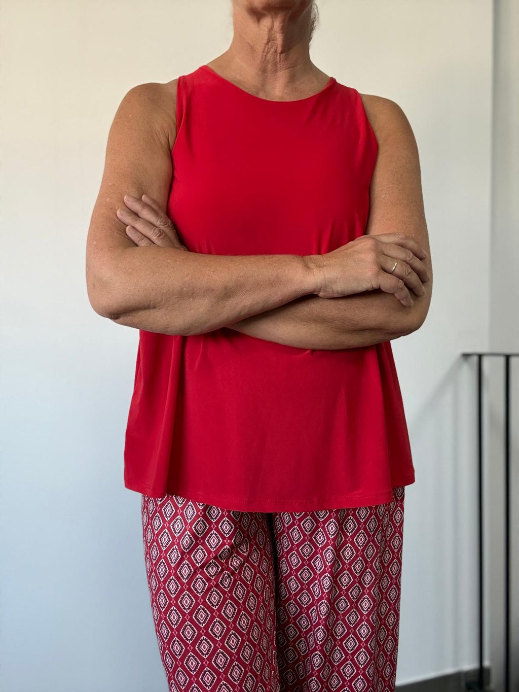CHALECO ROJO LYCRA