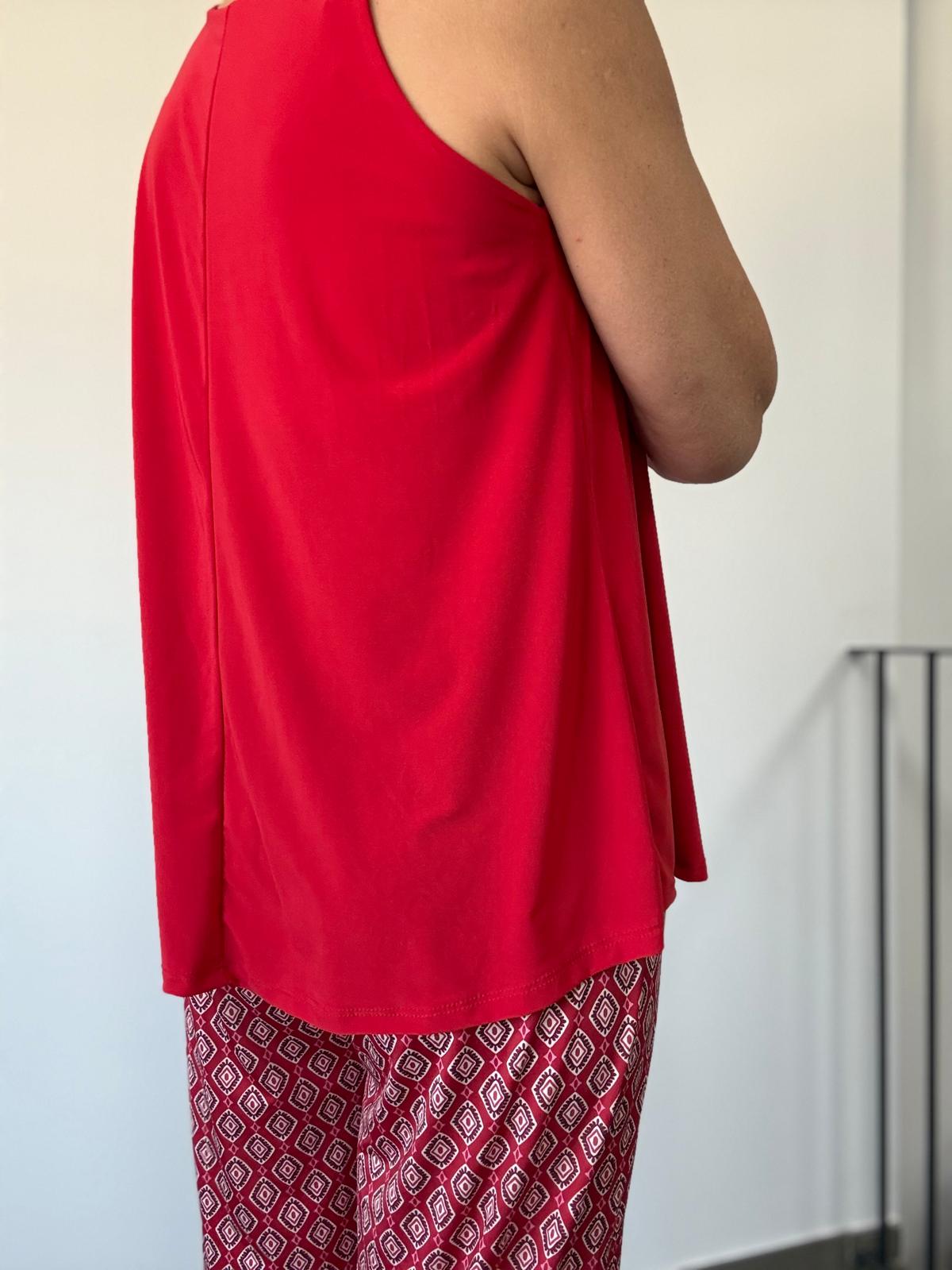 CHALECO ROJO LYCRA