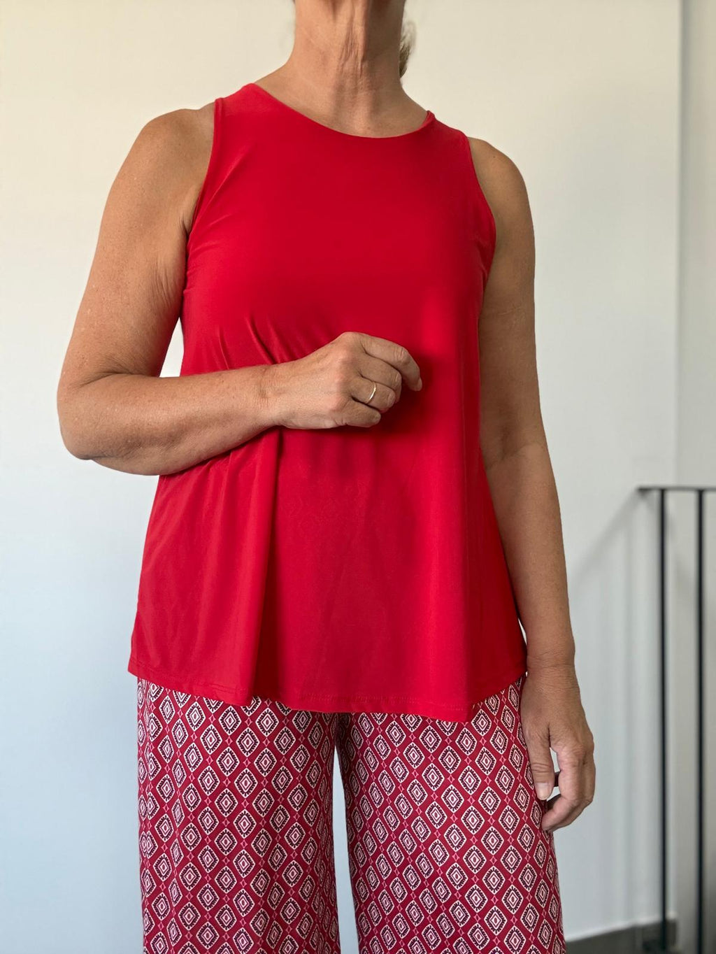 CHALECO ROJO LYCRA