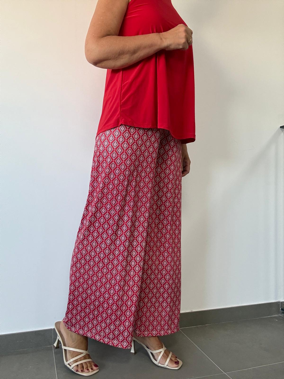 PANTALON ROMBO ROJO