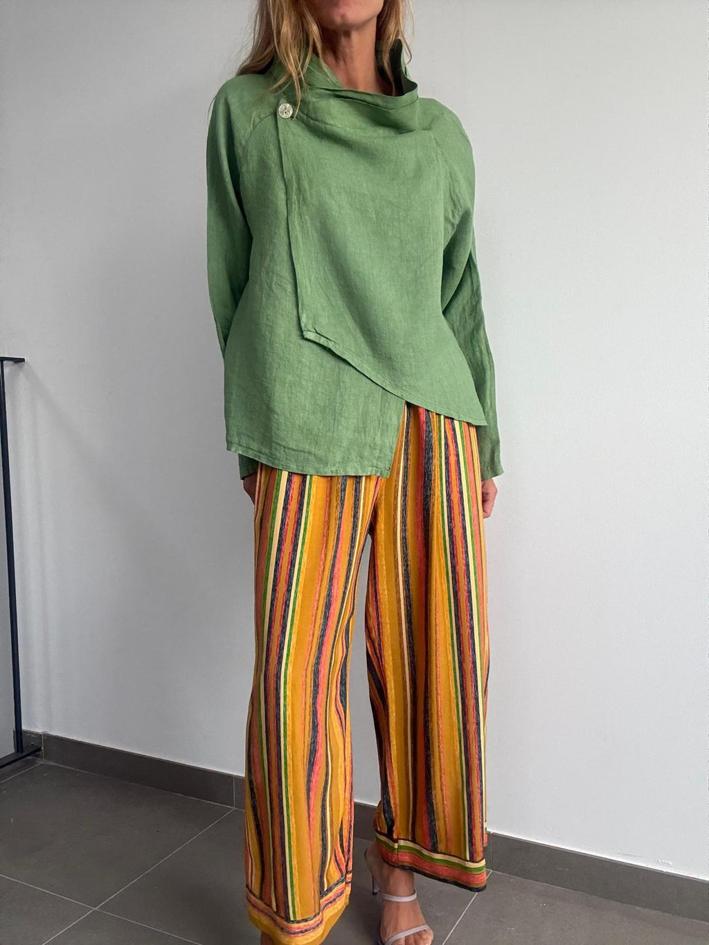 PANTALÓN PIRATA AMARILLO