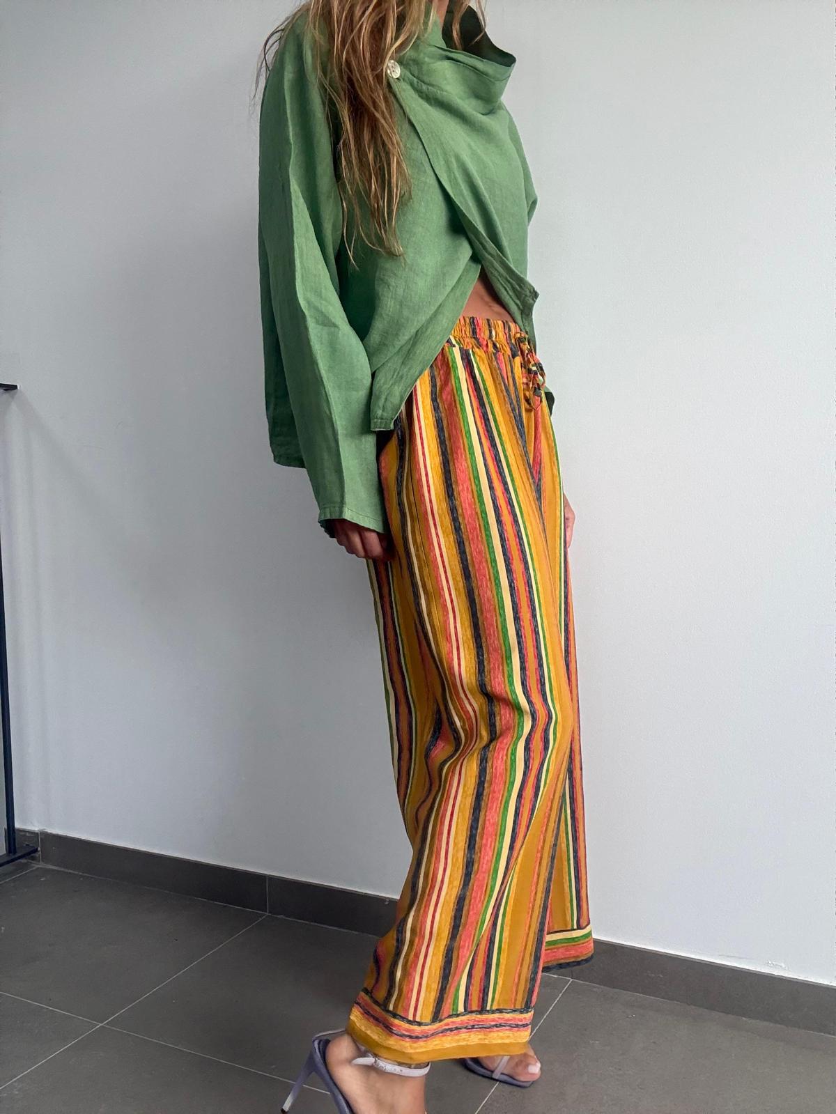 PANTALÓN PIRATA AMARILLO