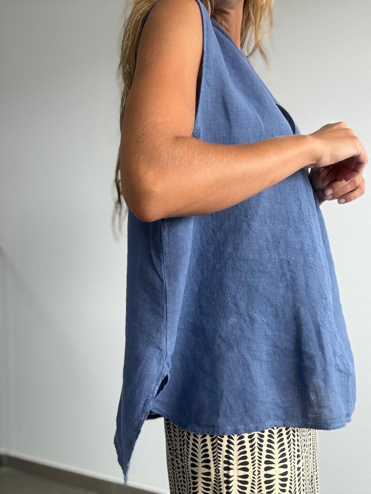 BLUSA ISIDORA AZUL