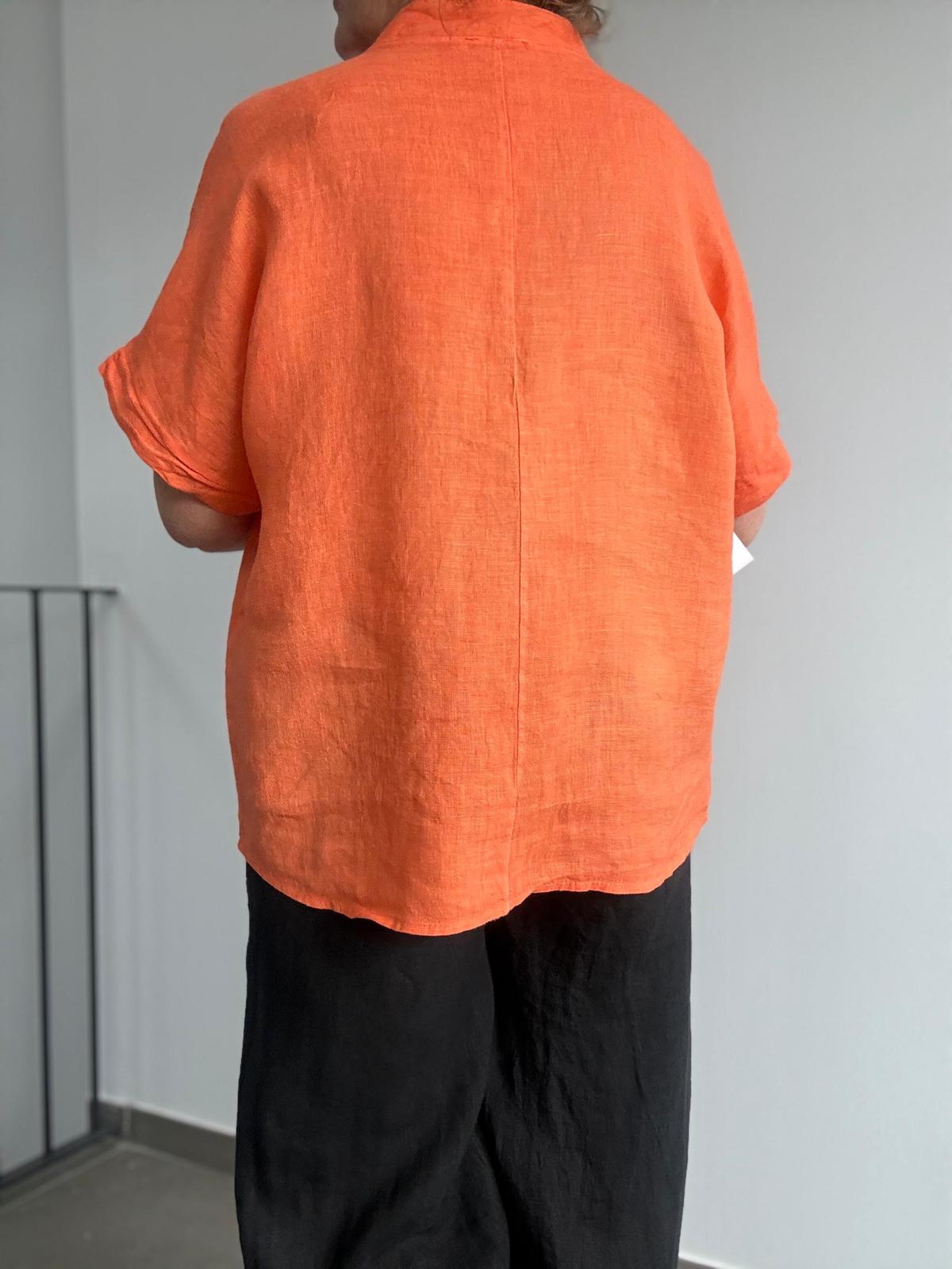 CAMISA PICOTE NARANJA