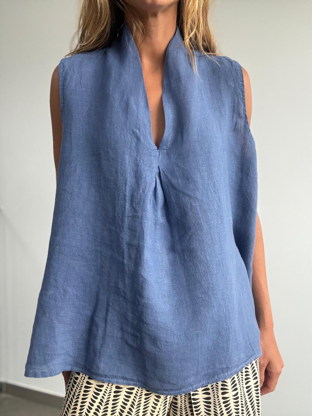 BLUSA ISIDORA AZUL