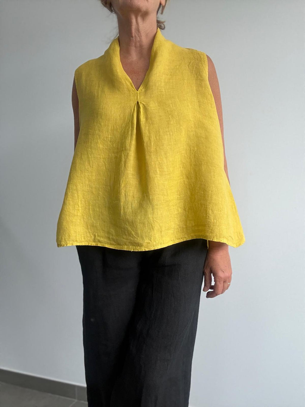 BLUSA ISIDORA MOSTAZA