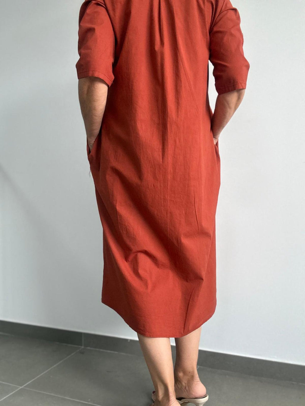VESTIDO POLO TEJA