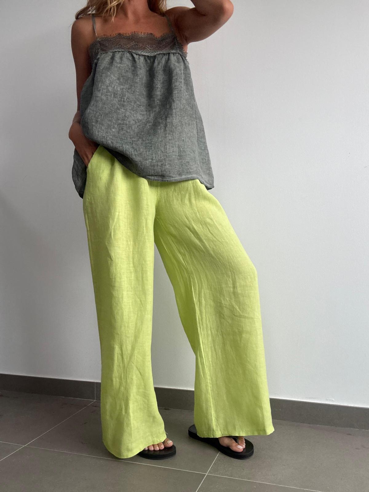 PANTALÓN LEONE PISTACHO