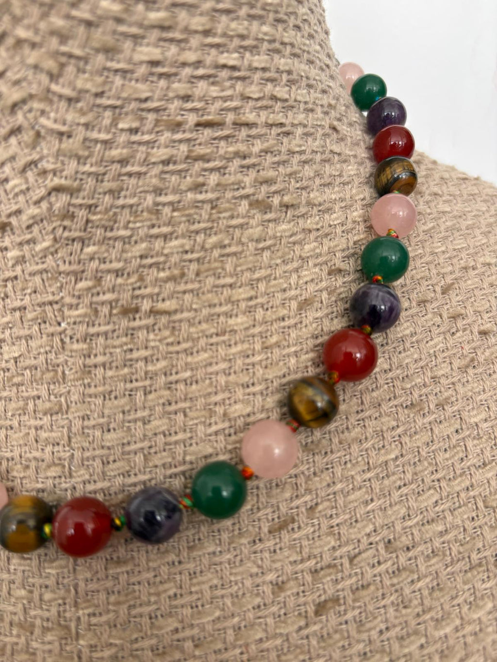COLLAR-GARGANTILLA COLORES  NATURALES MEDIANO