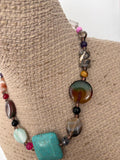 COLLAR PLANO TURQUESA