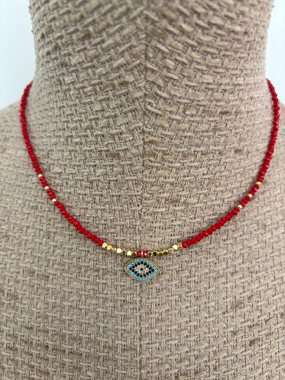 COLLAR-GARGANTILLA OJO ROJO