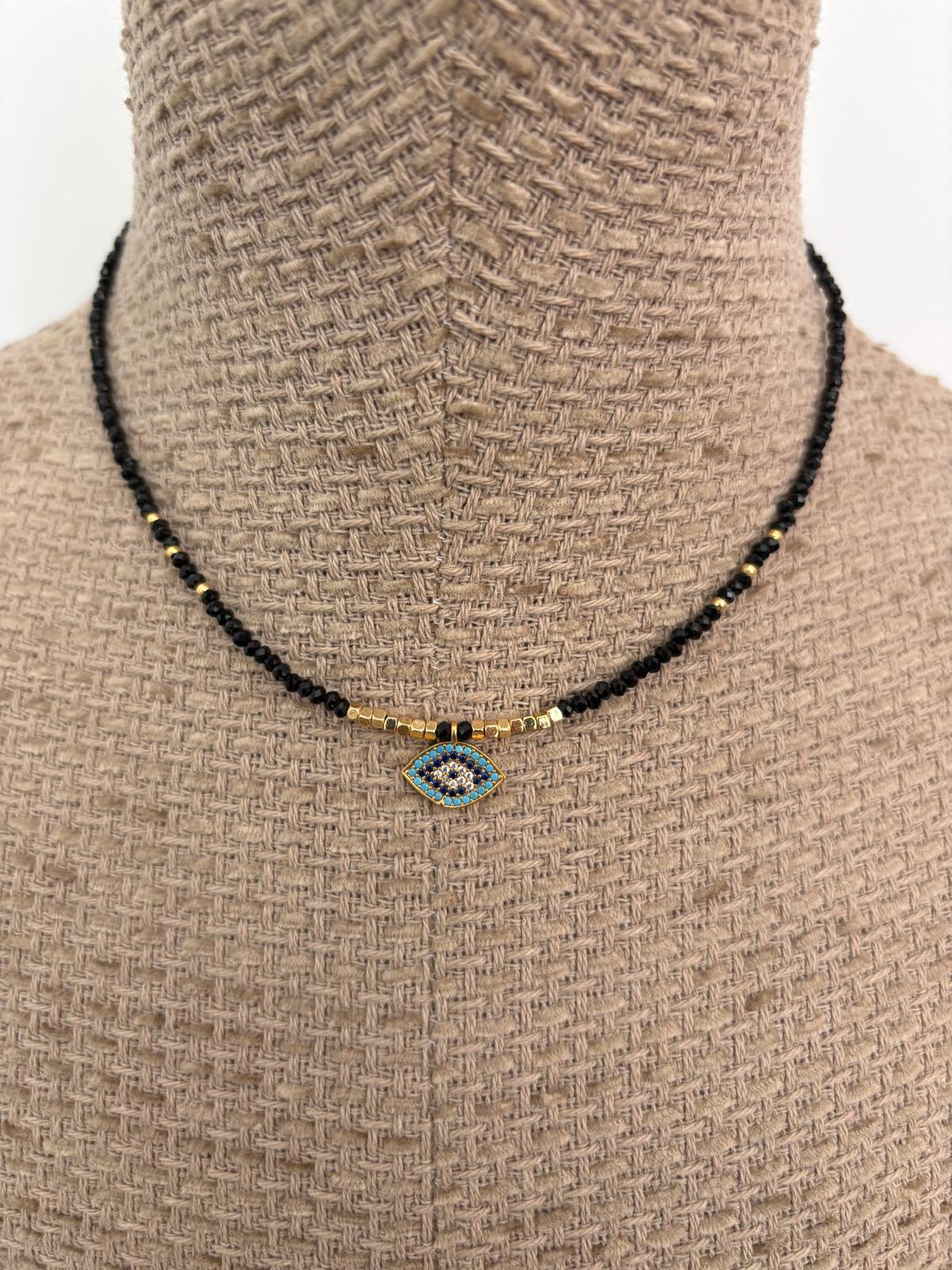 COLLAR-GARGANTILLA  OJO NEGRA