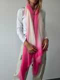 FOULARD DEGRADE FUCSIA