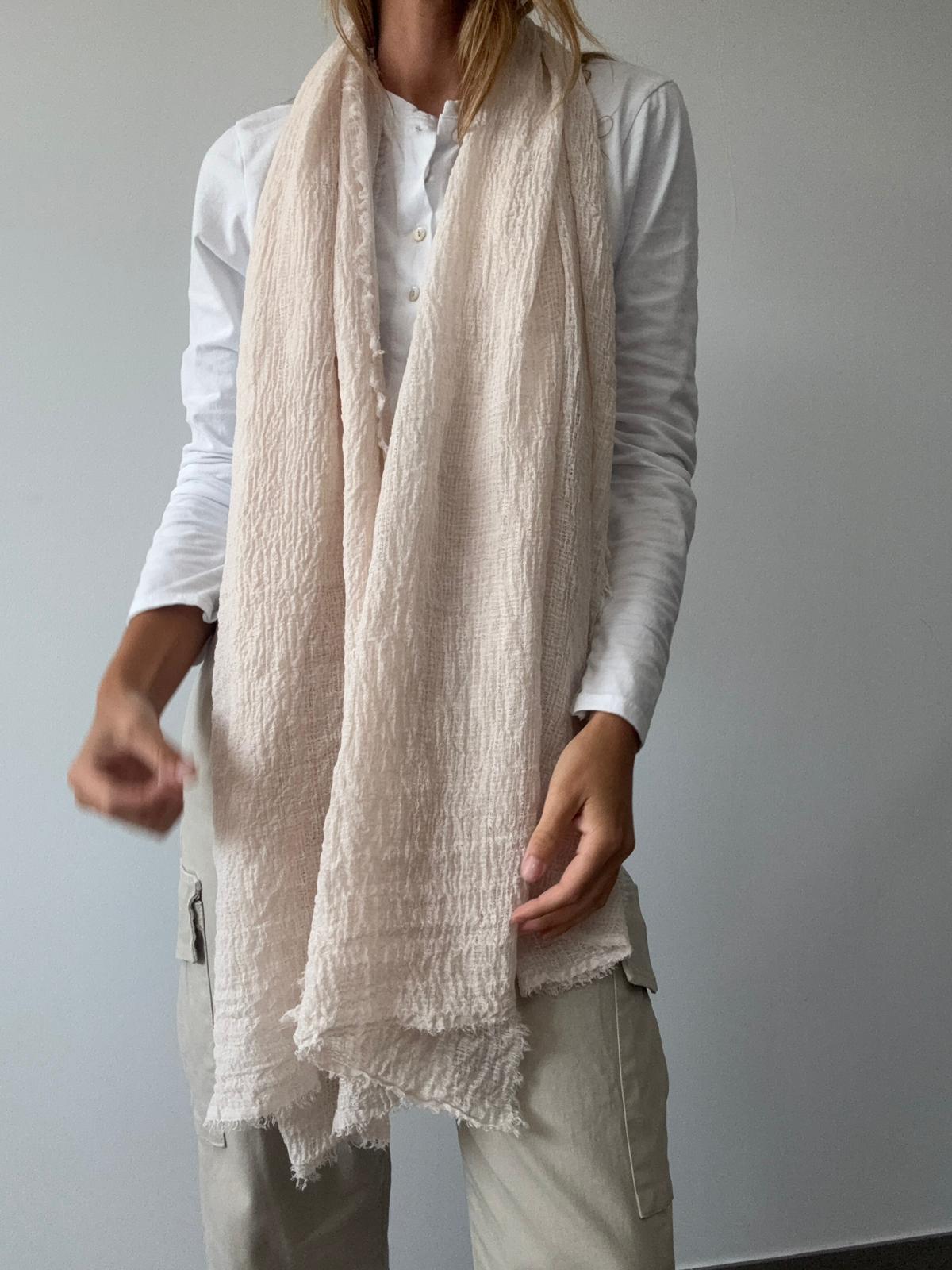 FOULARD RUGOSO MARFIL