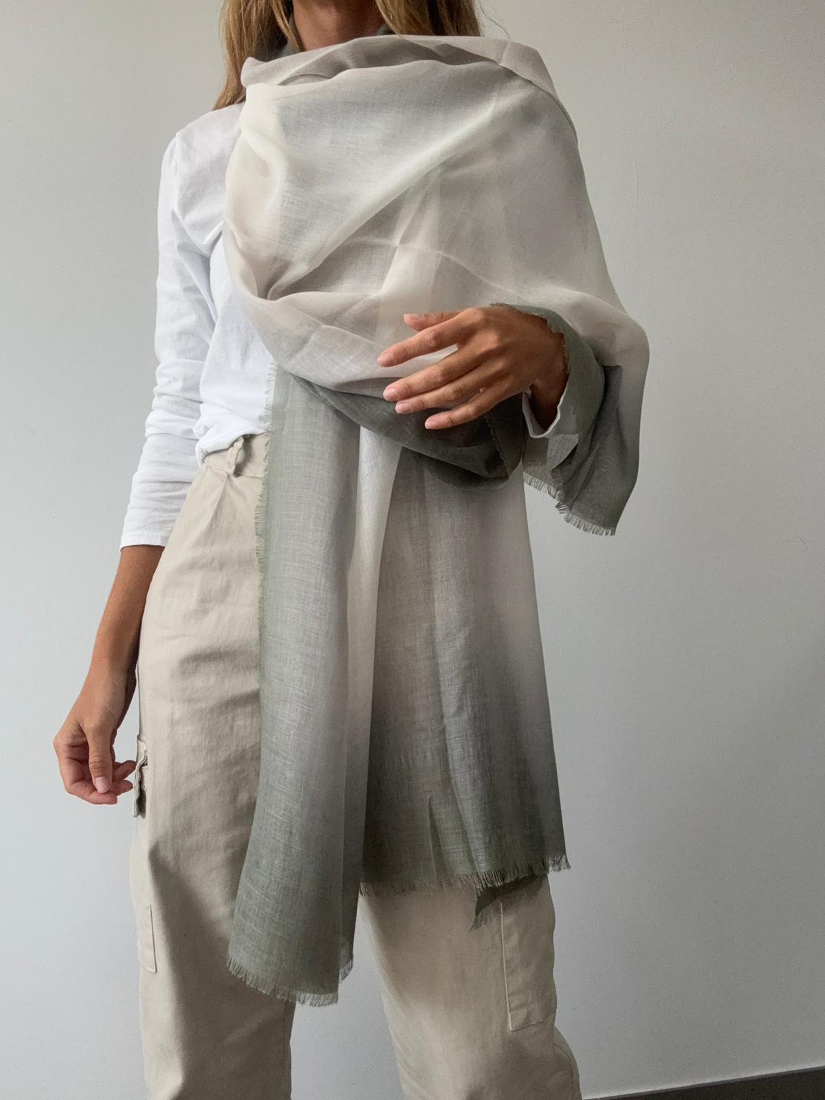 FOULARD DEGRADE VERDE