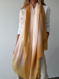 FOULARD DEGRADE MOSTAZA