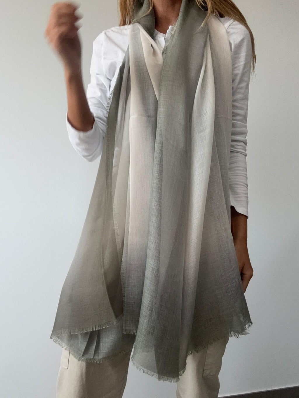 FOULARD DEGRADE VERDE