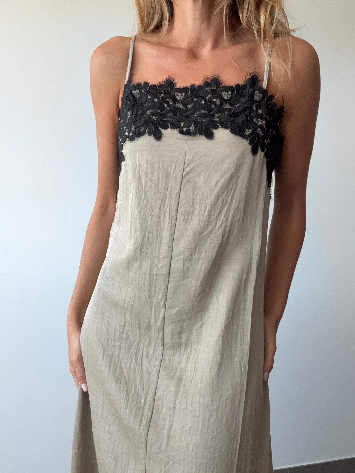 VESTIDO CÓCTEL MARFIL