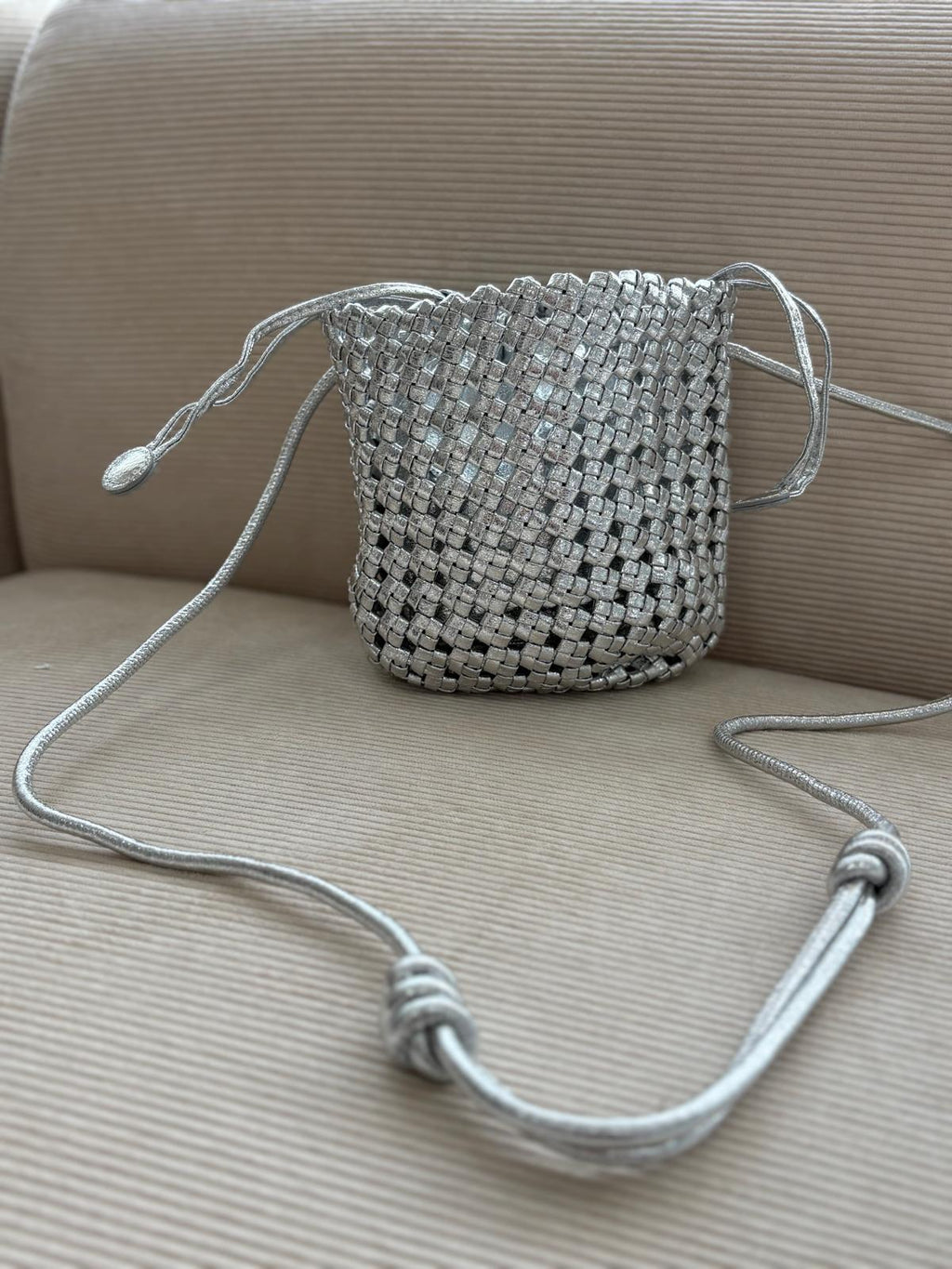 BOLSO REJAS PLATA