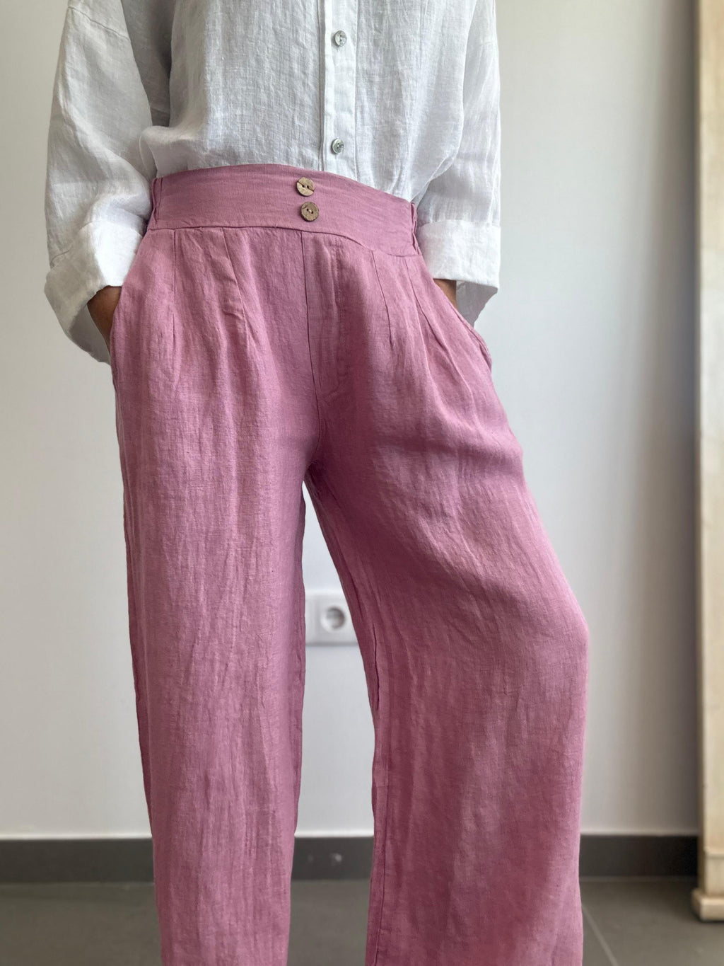 PANTALÓN LINARES ROSA MAQUILLAJE