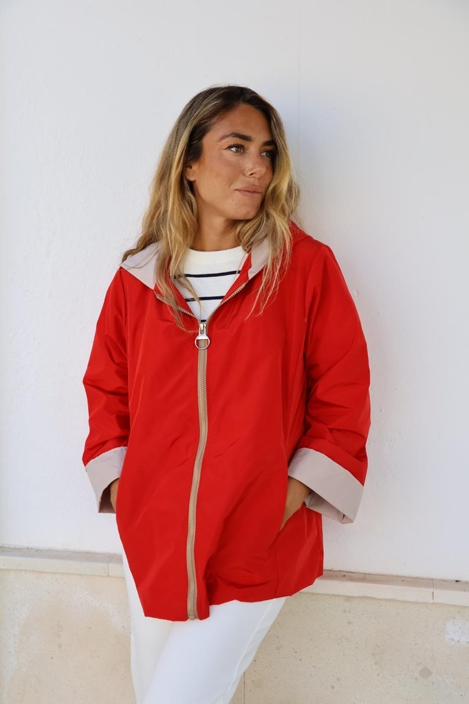 Chaqueta Entereza Rojo