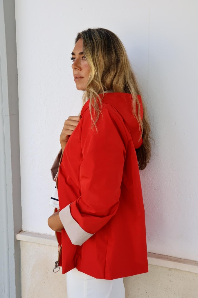 Chaqueta Entereza Rojo