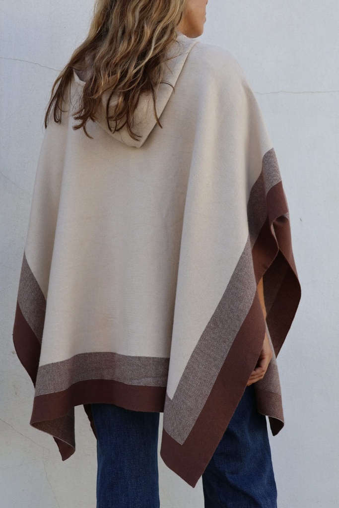 Poncho Alegría Beige