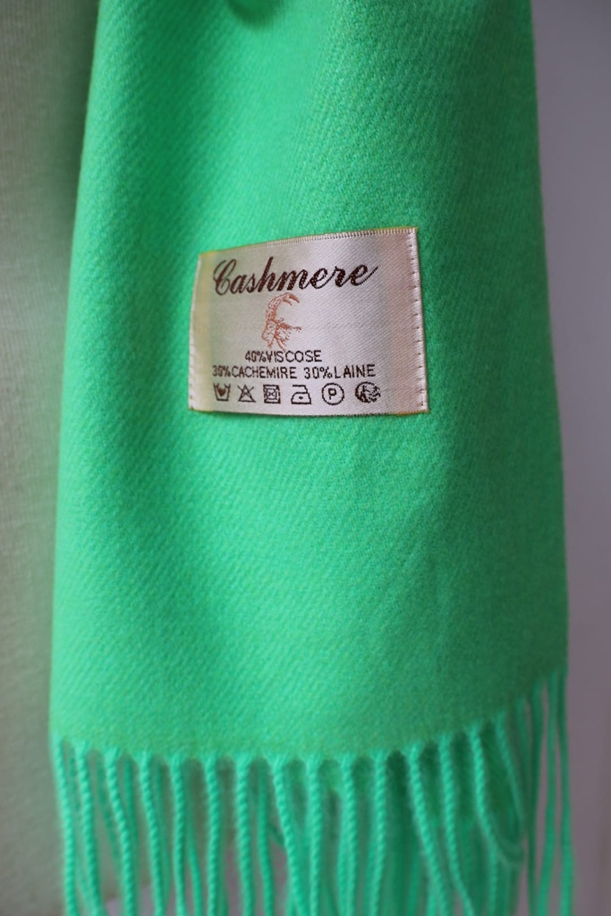 Pashmina Nevada Verde Fluor