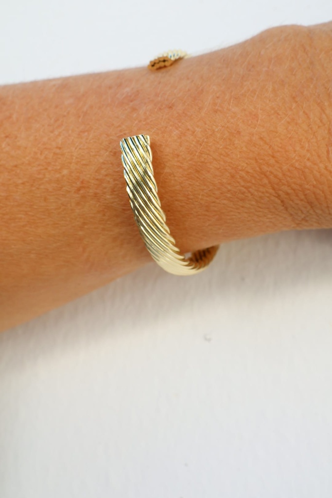 Pulsera Clave Dorada