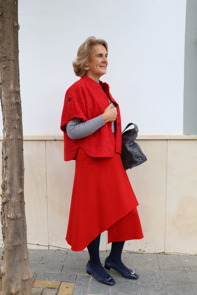 Falda DESIGUAL Rojo