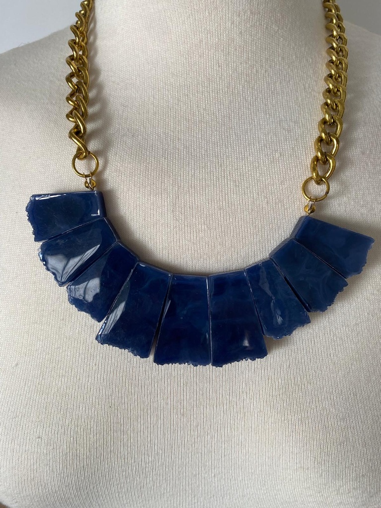 Collar MARMOL Azul