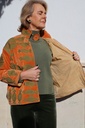 Chaqueta MARÍA Melocotón-Verde